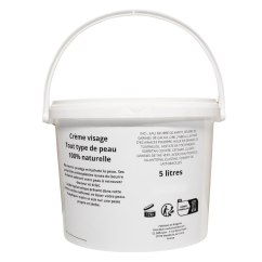 Crème visage tous types de peau - gros contenant 5 LITRES