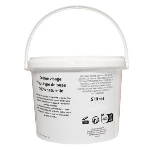 Crème visage tous types de peau - gros contenant 5 LITRES
