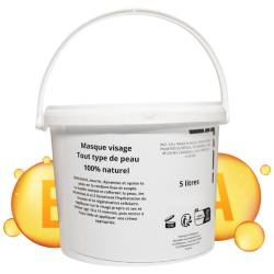 Masque visage tout type de peau - gros contenant 5 LITRES