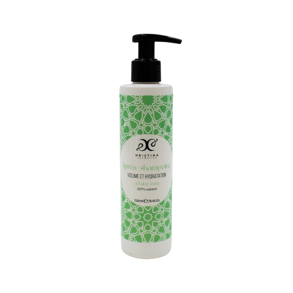 Après-shampoing volume et hydratation enrichi à l'aloe vera 100% naturel 250ml
