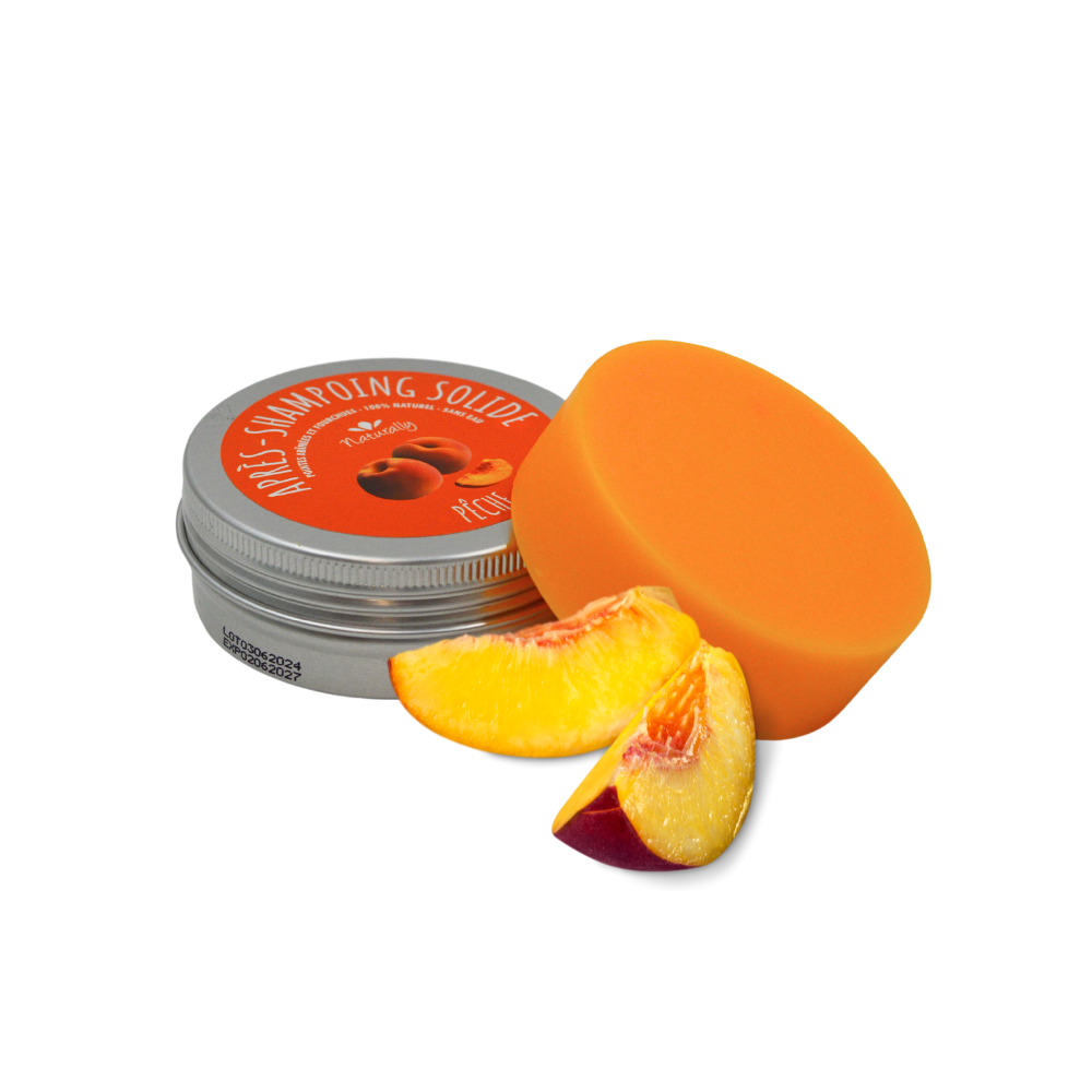 Après-shampoing solide - Pêche 50gr