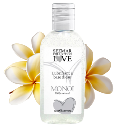 Lubrifiant à base d'eau 100% naturel Monoï 90 ml