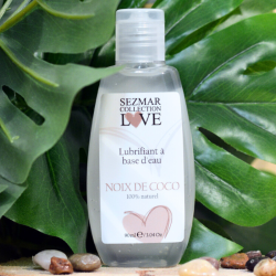 Lubrifiant à base d'eau 100% naturel Noix de coco 90 ml