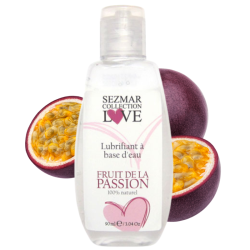 Lubrifiant à base d'eau 100% naturel Fruit de la passion 90 ml