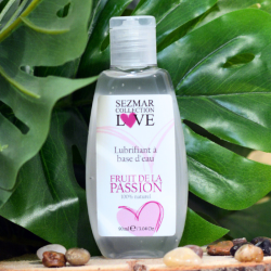 Lubrifiant à base d'eau 100% naturel Fruit de la passion 90 ml
