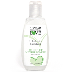 Lubrifiant à base d'eau 100% naturel Menthe poivrée 90 ml