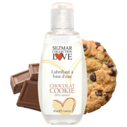 Lubrifiant à base d'eau 100% naturel Chocolat Cookie 90 ml