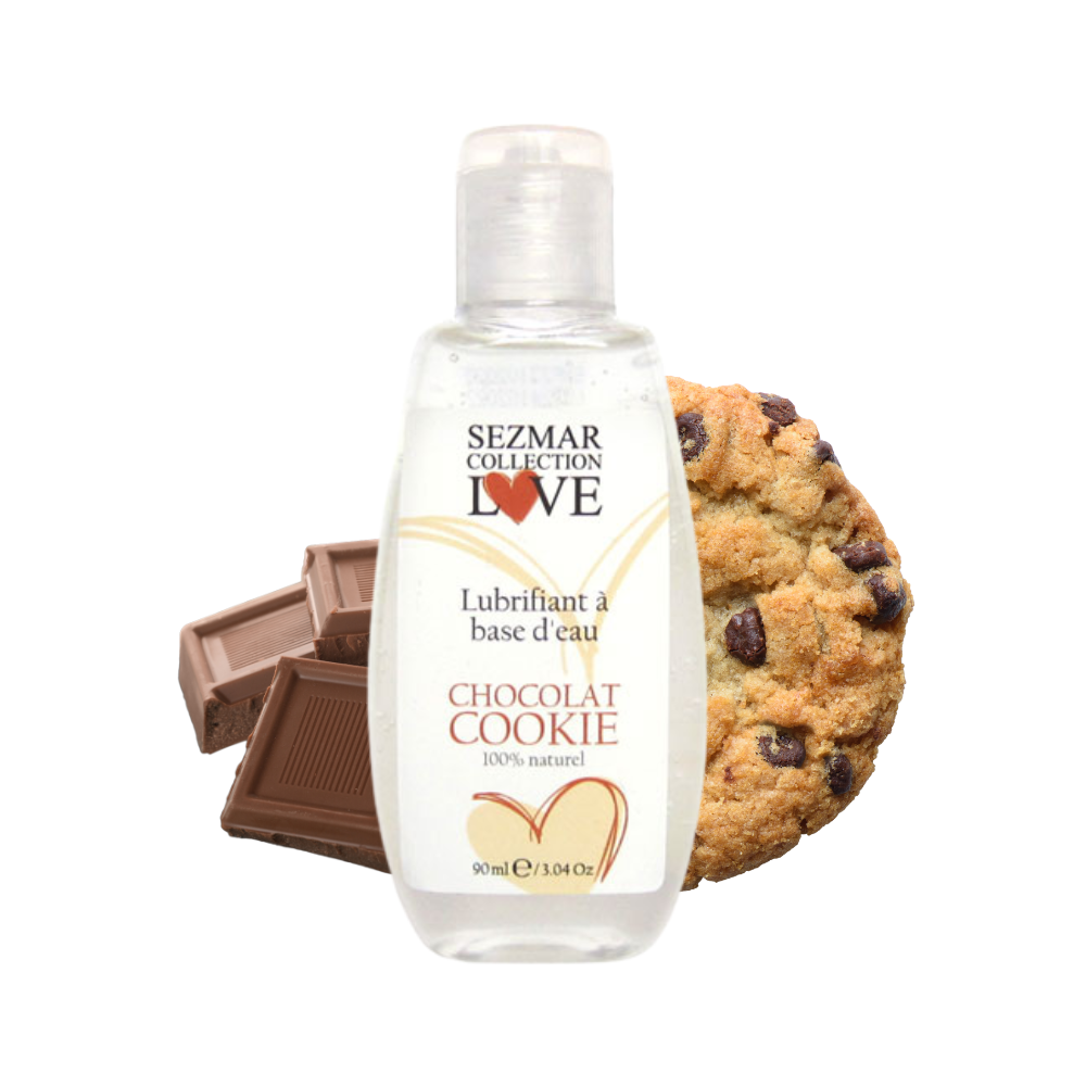 Lubrifiant à base d'eau 100% naturel Chocolat Cookie 90 ml