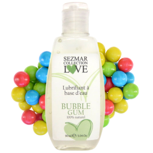 Lubrifiant à base d'eau 100% naturel Bubble Gum 90 ml