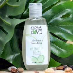Lubrifiant à base d'eau 100% naturel Bubble Gum 90 ml