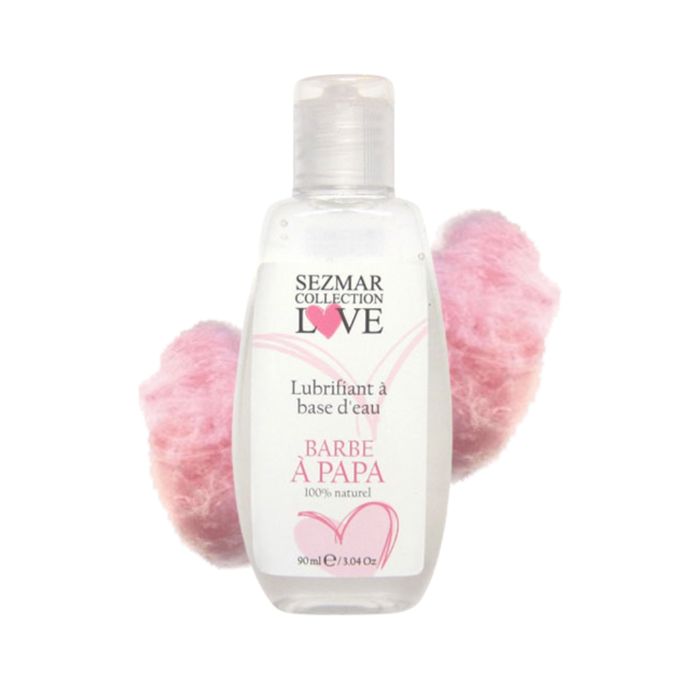 Lubrifiant à base d'eau 100% naturel Barbe à Papa 90 ml