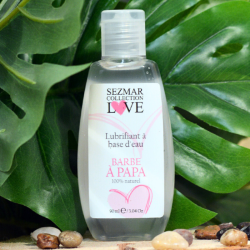 Lubrifiant à base d'eau 100% naturel Barbe à Papa 90 ml