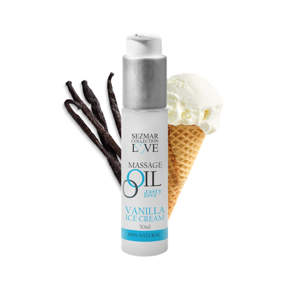 Huile de massage vanille 100% naturelle 50ml
