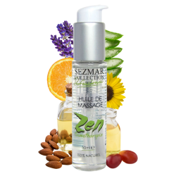 Huile de massage professionnelle ZEN 100% naturelle 50 ml