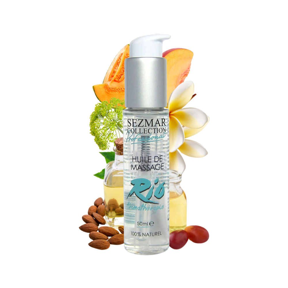 Huile de massage professionnelle RIO 100% naturelle 50 ml