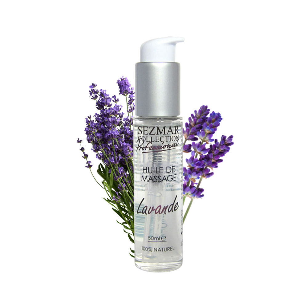Huile de massage professionnelle Lavande 100% naturelle 50 ml