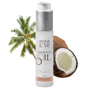 Huile de massage Noix de coco 100% naturelle 50ml