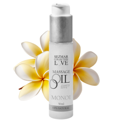 Huile de massage monoï 100% naturelle 50ml