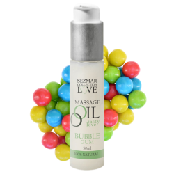 Huile de massage bubble gum 100% naturelle 50ml