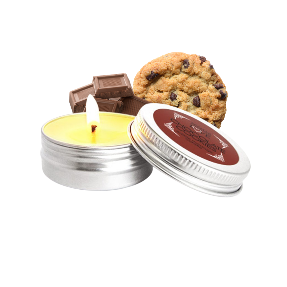 Mini Bougie de massage Chocolat Cookie 100% naturelle 30ml