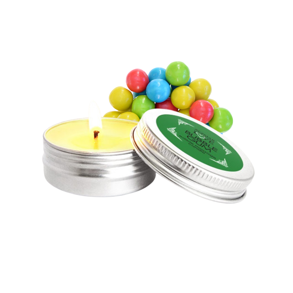 Mini Bougie de massage Bubble Gum 100% naturelle 30ml