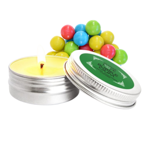 Mini Bougie de massage Bubble Gum 100% naturelle 30ml