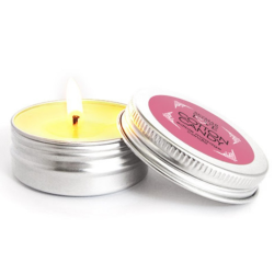 Mini Bougie de massage barbe à papa 100% naturelle 30 ml