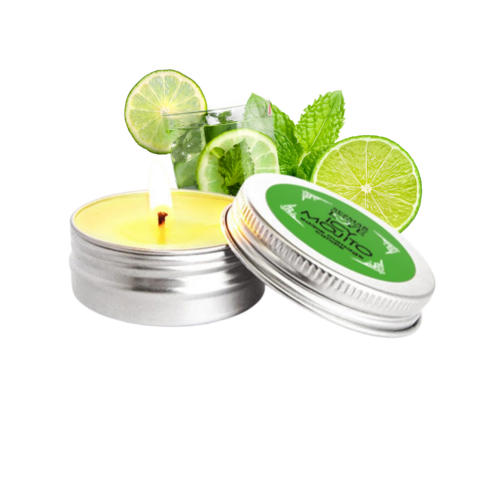 Bougie de massage Mojito 30ml 100% naturelle