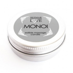 Bougie de massage monoï 30ml 100% naturelle