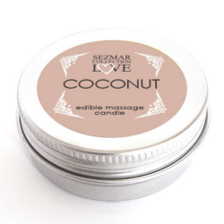 Bougie de massage noix de coco 30ml 100% naturelle