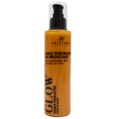 Huile sublimatrice de bronzage - Pailletée - 200ml 100% naturelle
