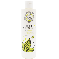 Huile corporelle pour vergetures, cicatrices et peau déshydratée - 250ml 100% naturelle