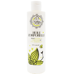 Huile corporelle pour vergetures, cicatrices et peau déshydratée - 250ml 100% naturelle