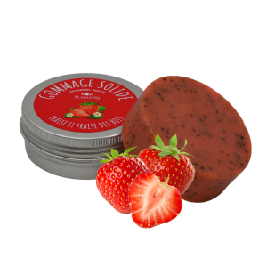 Gommage solide - Fraise et fraise des bois 70gr