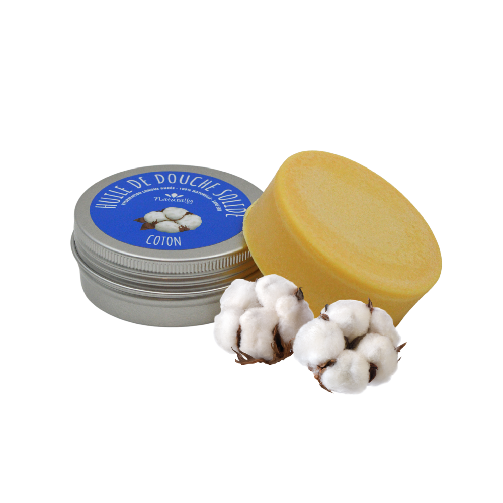 Huile de douche solide - Coton 65gr
