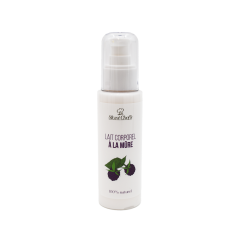 Lait corps hydratant à la mûre - 100ml 100% naturel