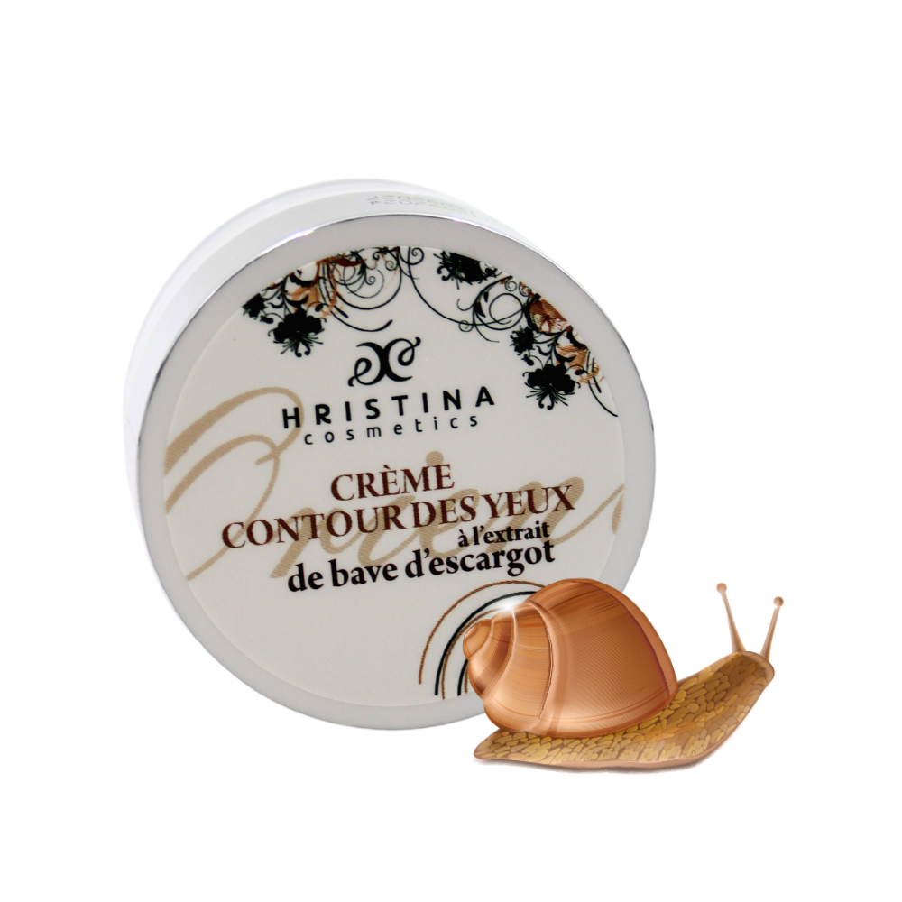 Crème contour des yeux à la bave d'escargot
