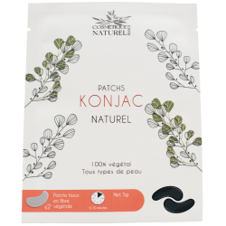 Patchs contours des yeux au Konjac - Charbon de bambou