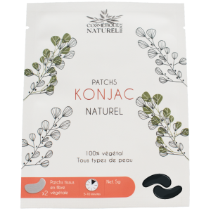 Patchs contours des yeux au Konjac - Charbon de bambou