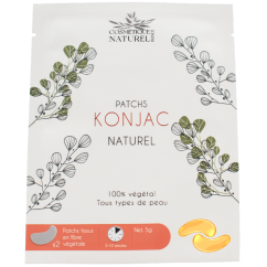 Patchs contours des yeux au Konjac - Curcuma