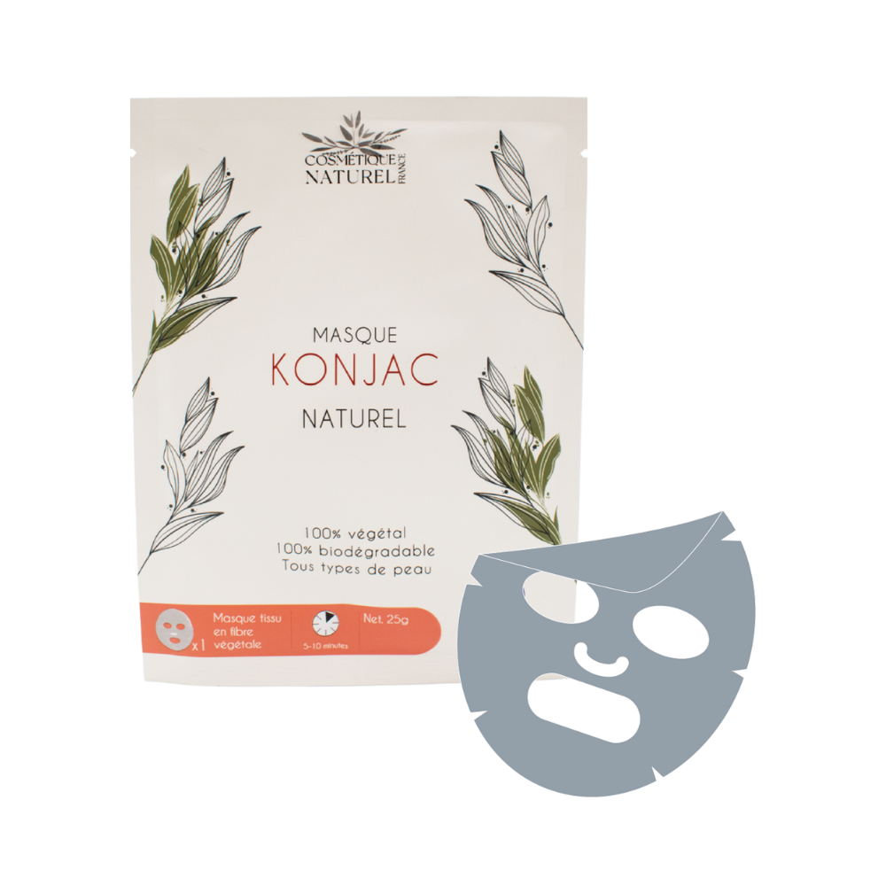 Masque Konjac - Charbon de bambou