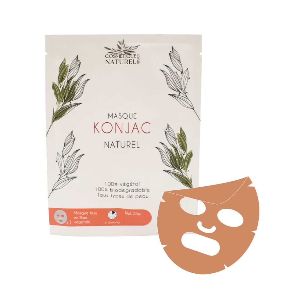Masque konjac - Argile rouge