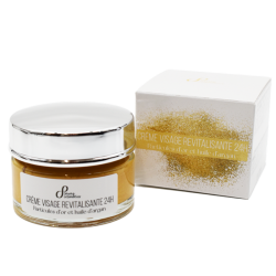 Crème visage aux particules d'or et à l'huile d'argan - 50ml 100% naturelle