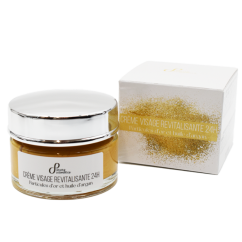 Crème visage aux particules d'or et à l'huile d'argan - 50ml 100% naturelle