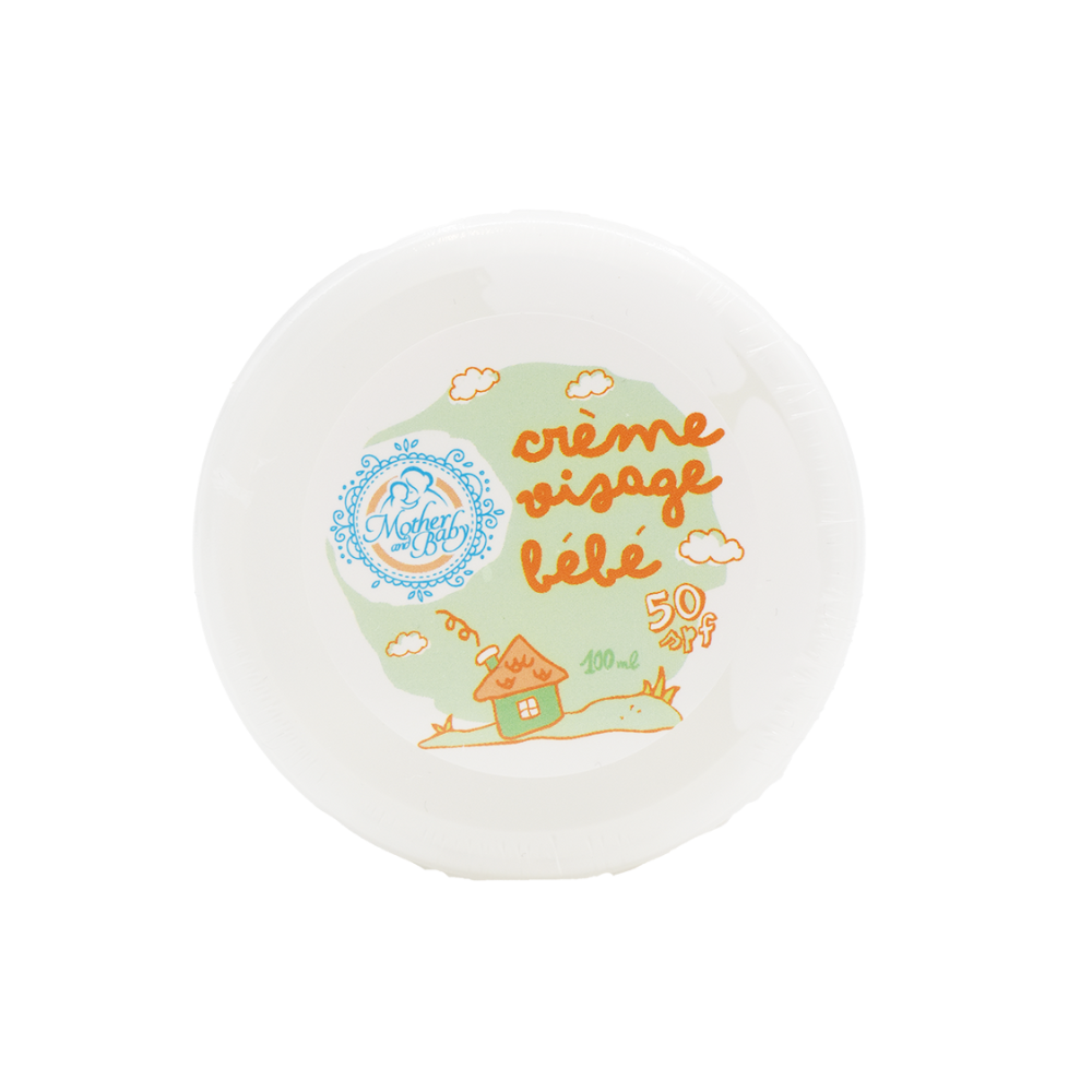 Crème solaire pour enfant et bébé SPF50 - 100ml 100% naturelle