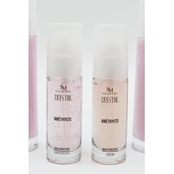 Crème pour le contour des yeux à la poudre d'améthyste 30ml 100% naturelle