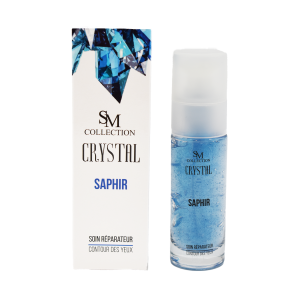 Crème pour le contour des yeux à la poudre de saphir 30ml 100% naturelle