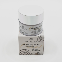 Crème de nuit hydratante à base de bave d'escargot 50ml 100% naturelle