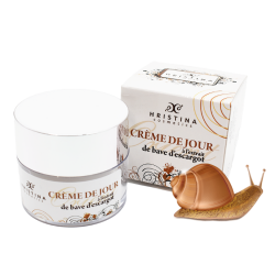 Crème de jour hydratante à base de bave d'escargot 50ml 100% naturelle