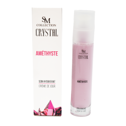 Crème de jour à la poudre d'améthyste 50ml 100% naturelle